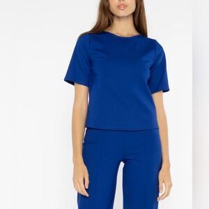 Ripley Rader Cobalt Blue SET Top and Cropped Pants Size 3+ (18-20)